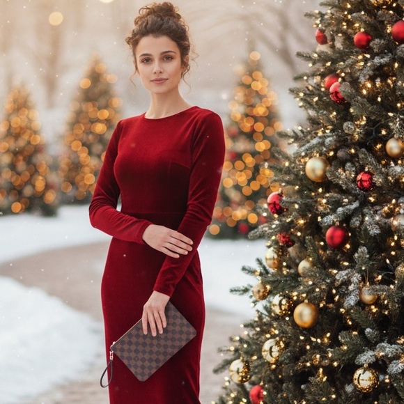 Authentic Louis Vuitton Damier Ebene Pouch - Picture 1 of 13